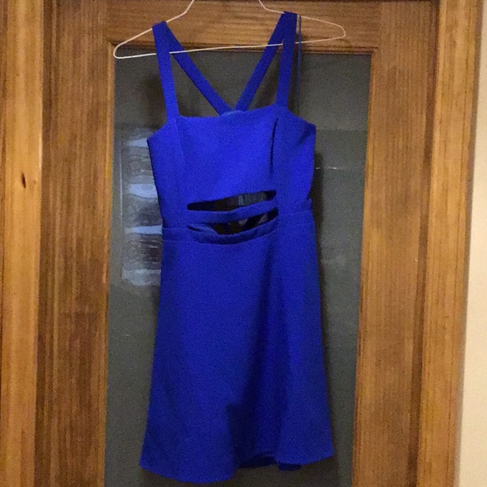 Sexy Electric Blue Dress